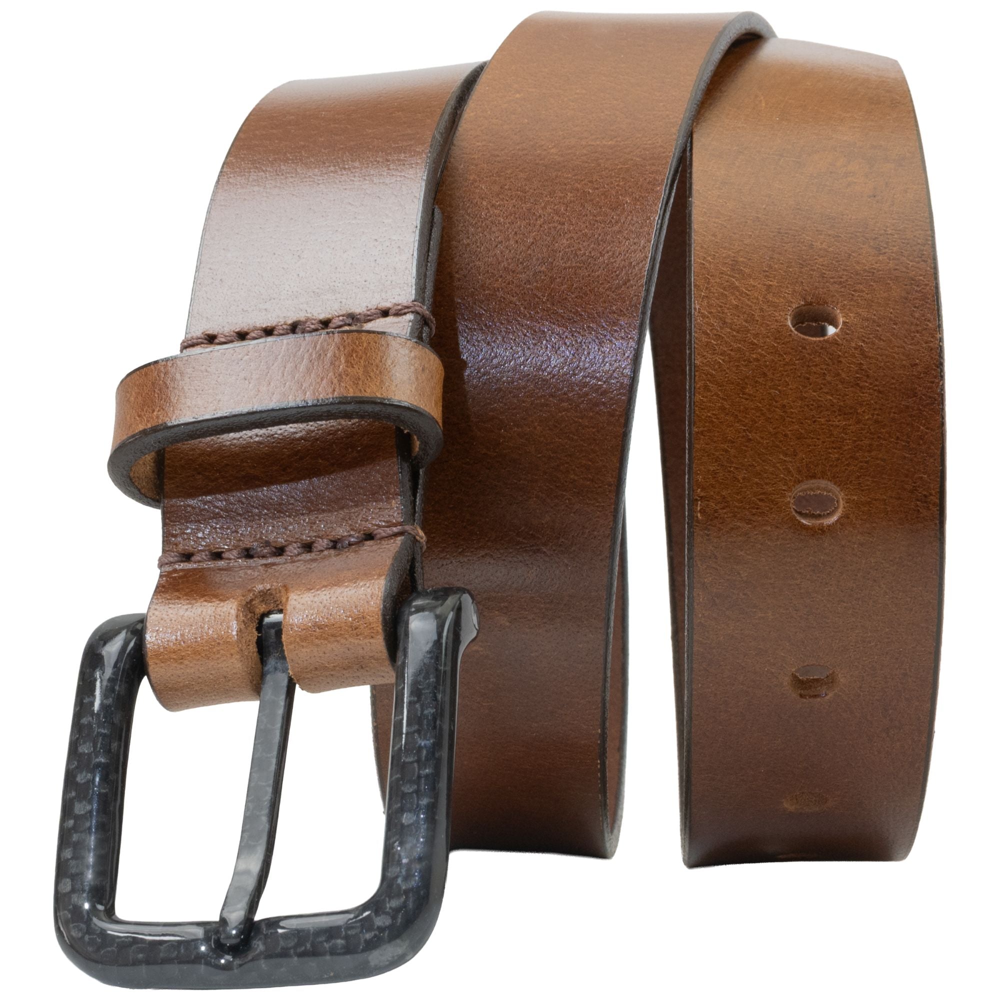 brown leather dress belt mens Men's Chocolate Brown Italian Leather Belt