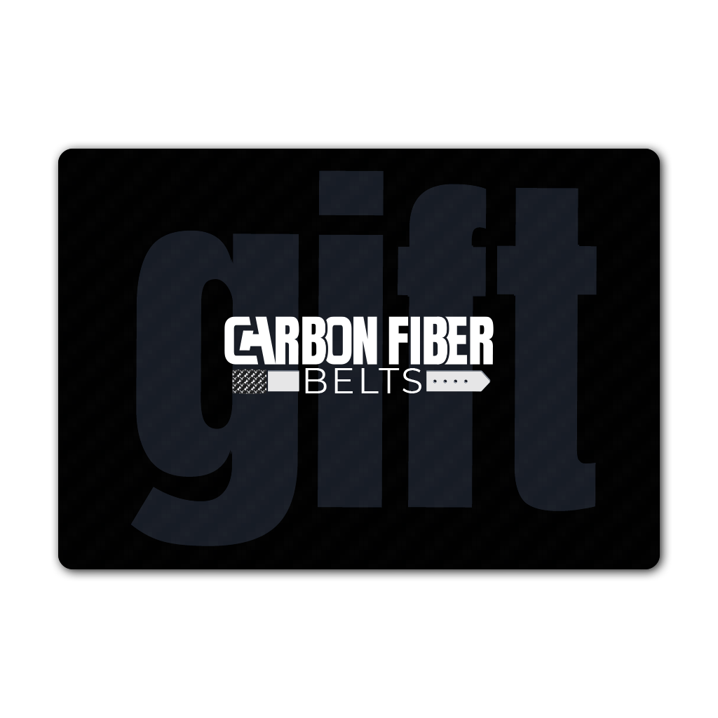 CarbonFiberBelts digital gift card.